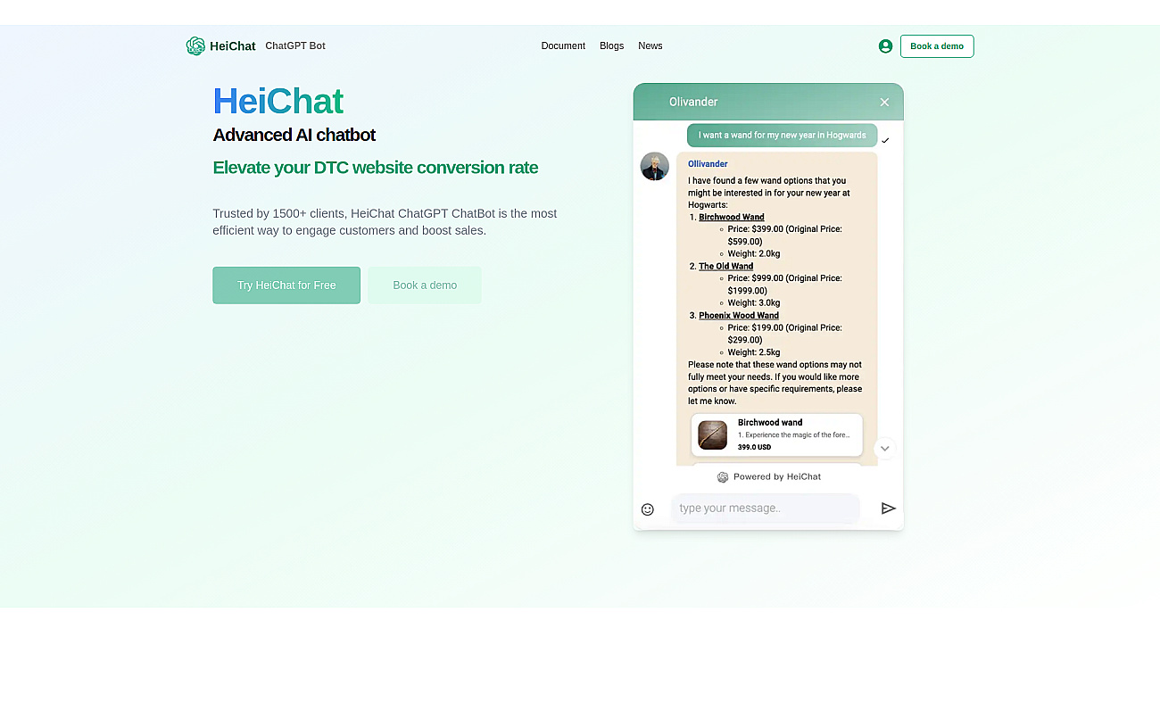 HeiChat screenshot