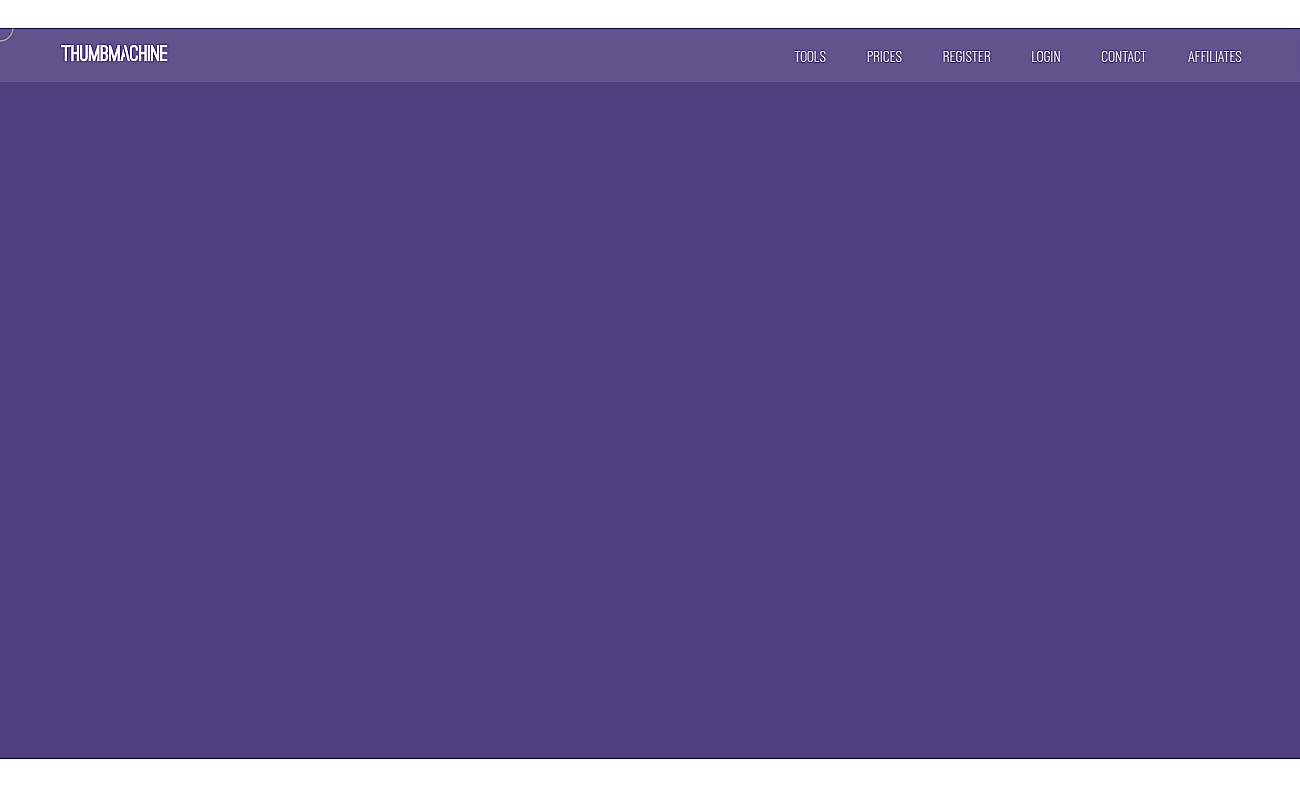Thumbmachine screenshot
