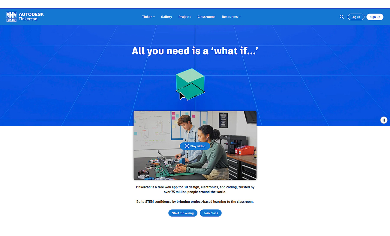 Tinkercad screenshot