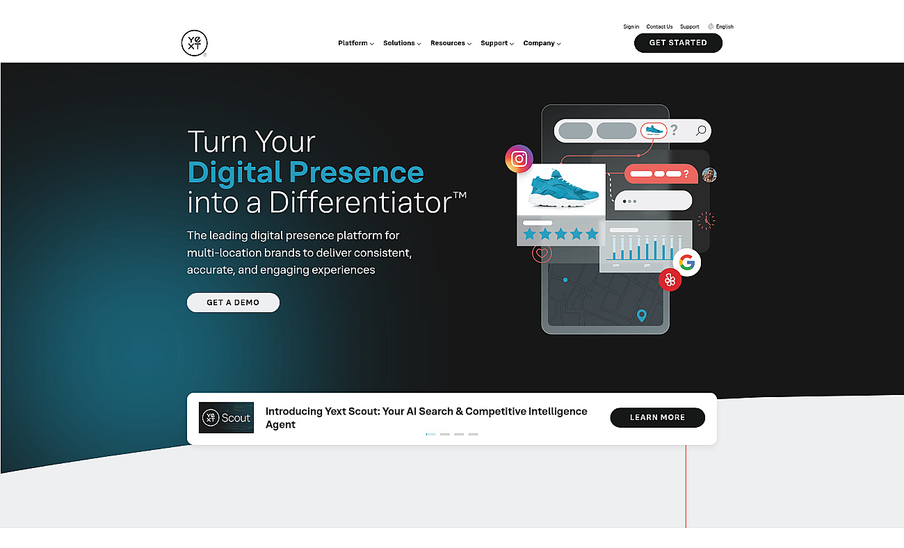 Yext.co.uk screenshot