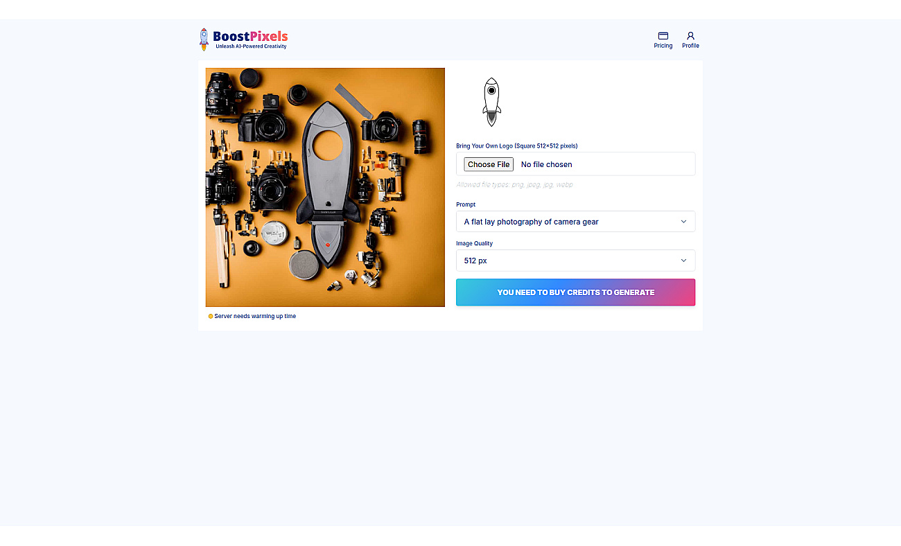BoostPixels Flat screenshot