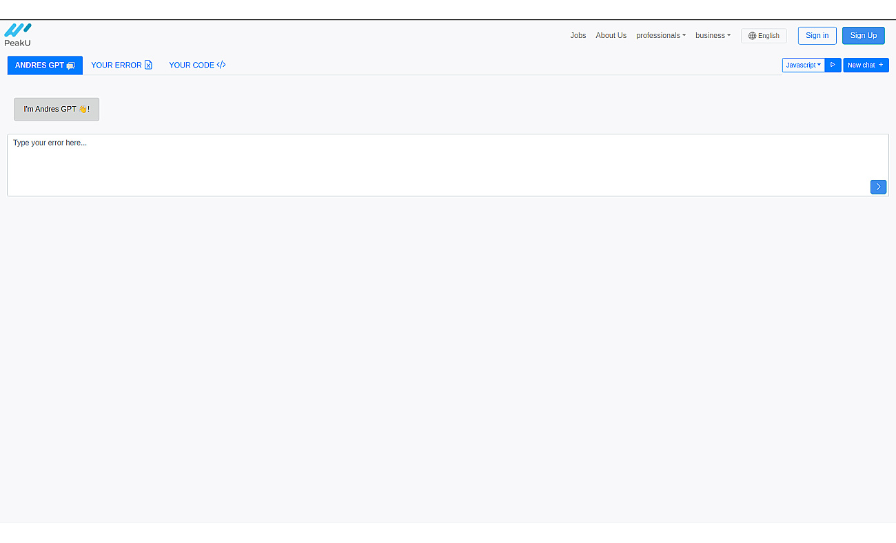 Andres GPT screenshot