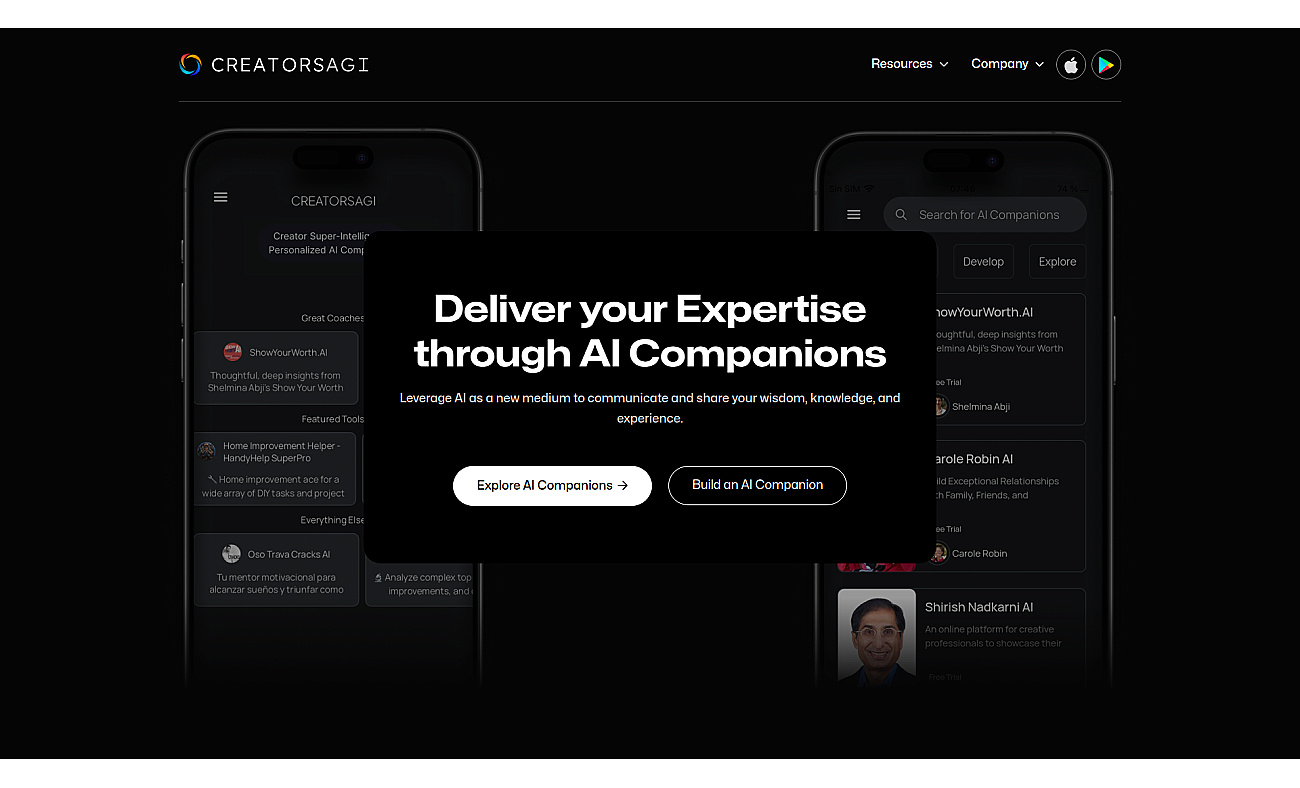 CreatorsAGI screenshot