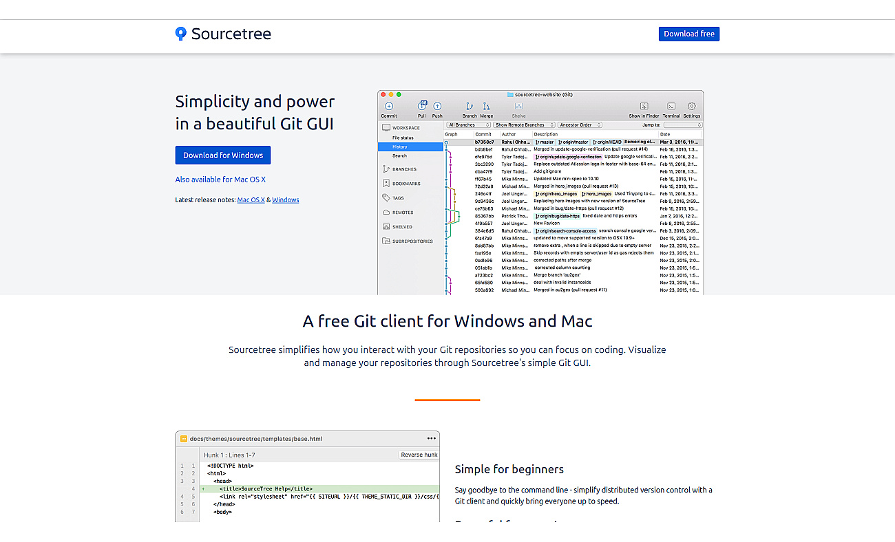 Sourcetree screenshot