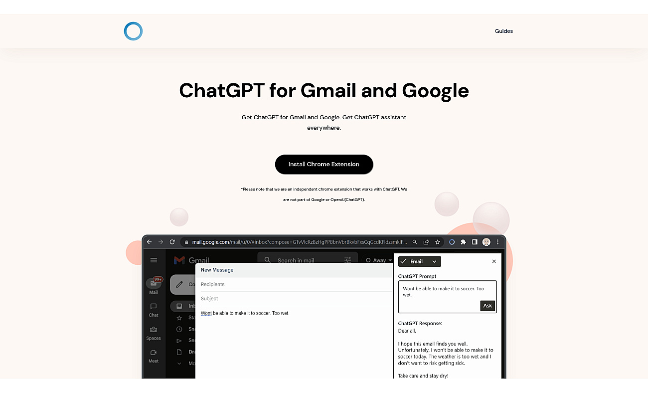 ChatGPT Everywhere screenshot