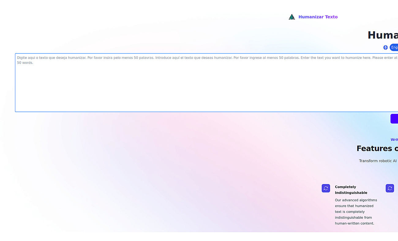 Humanizar Texto screenshot