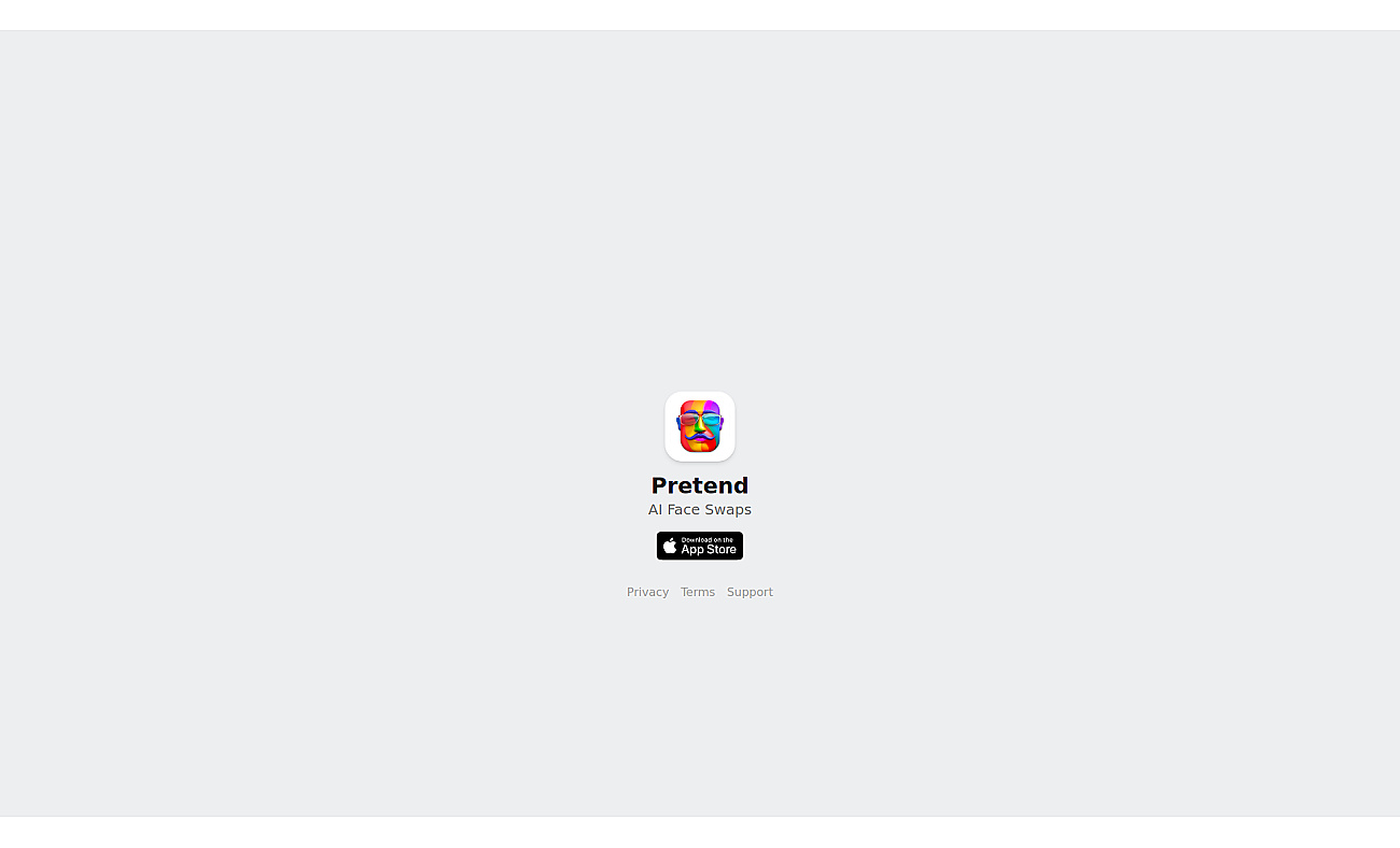 Pretend App screenshot