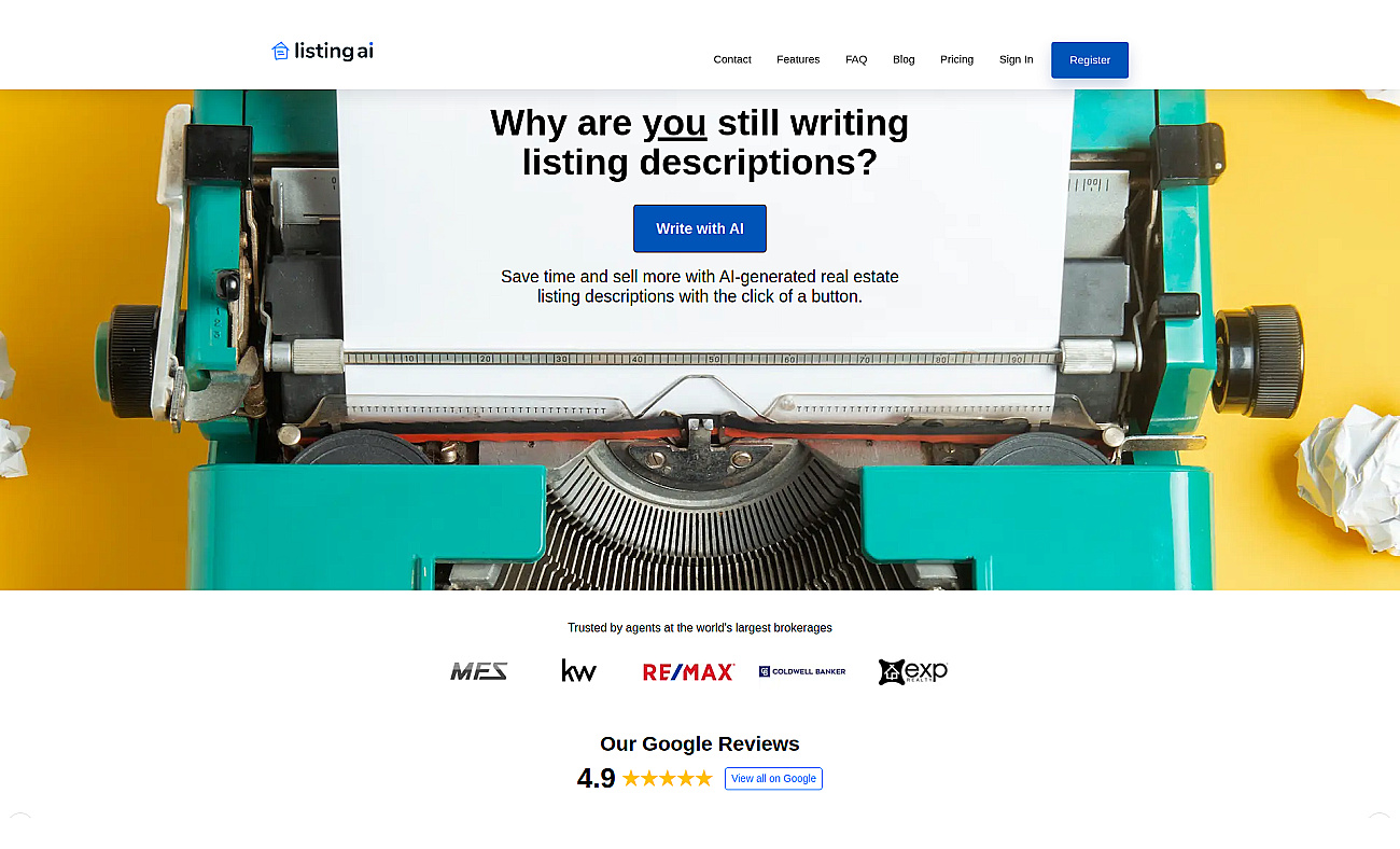 Listing AI screenshot