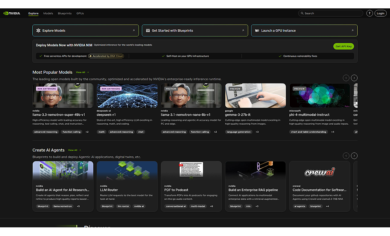 Nvidia Launchpad AI screenshot