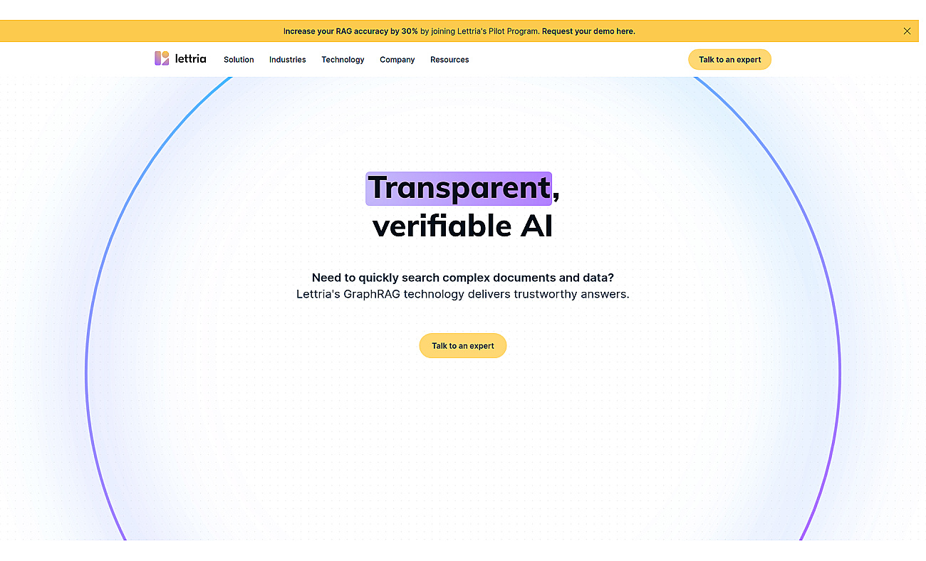 Lettria screenshot