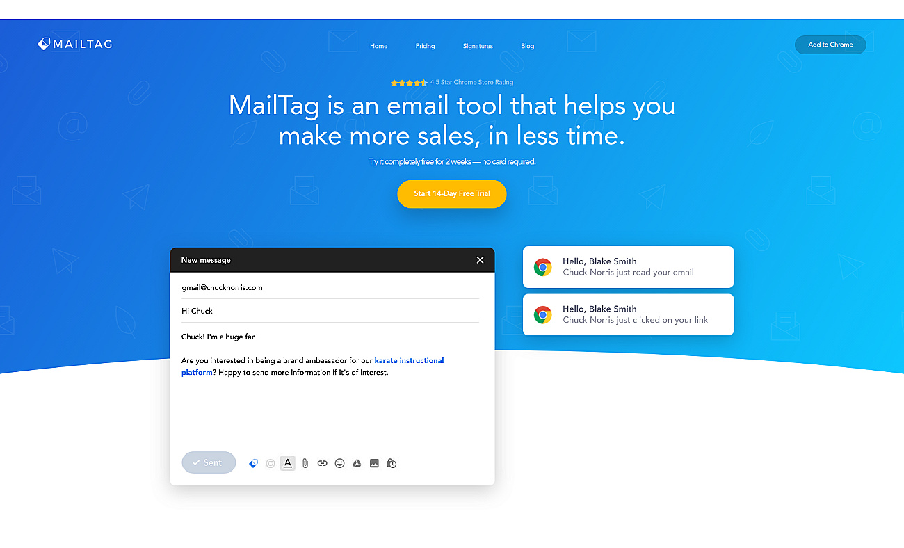 AI Email Subject Line Generator By MailTag screenshot