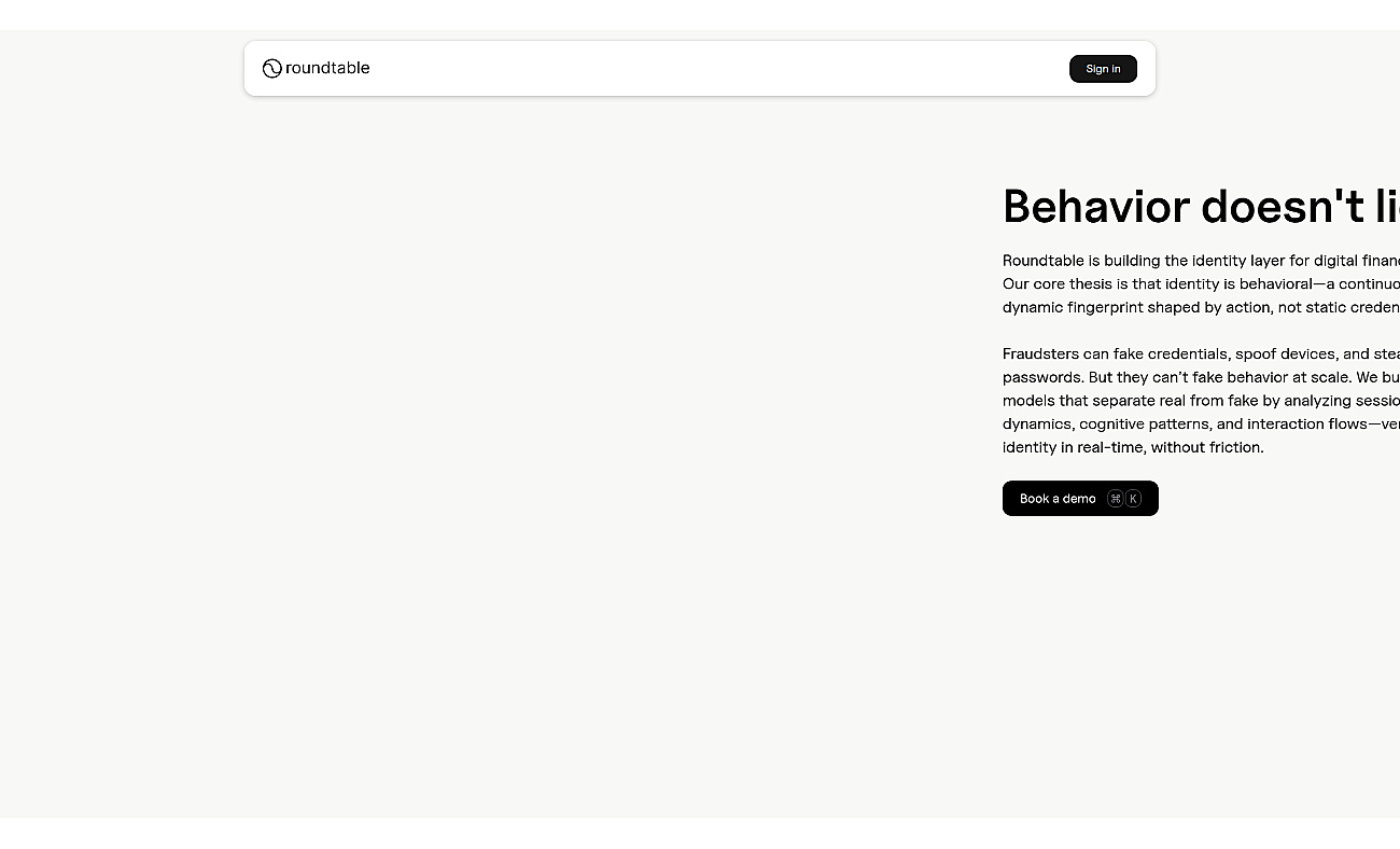 Roundtable screenshot