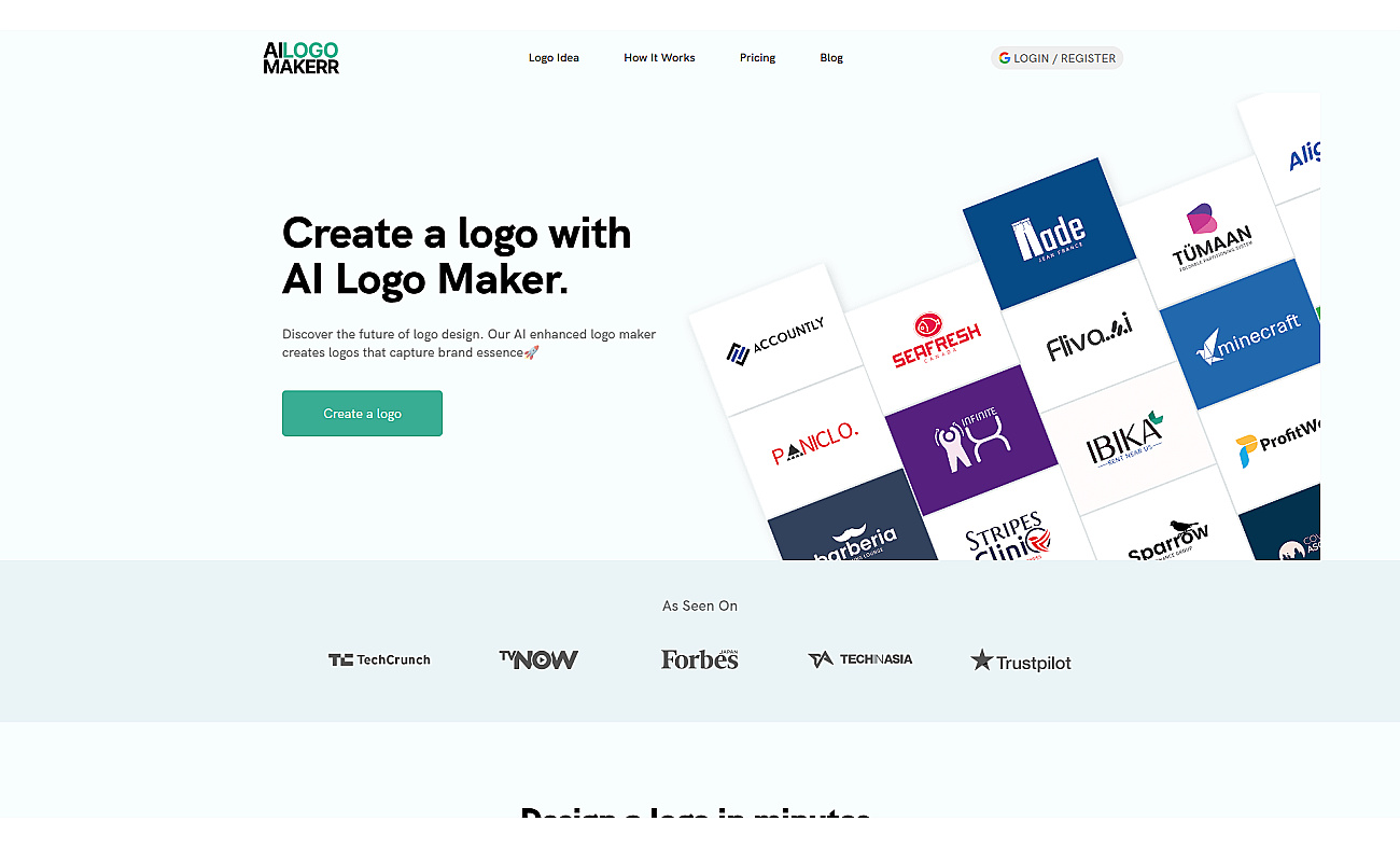 Ailogomakerr.com screenshot