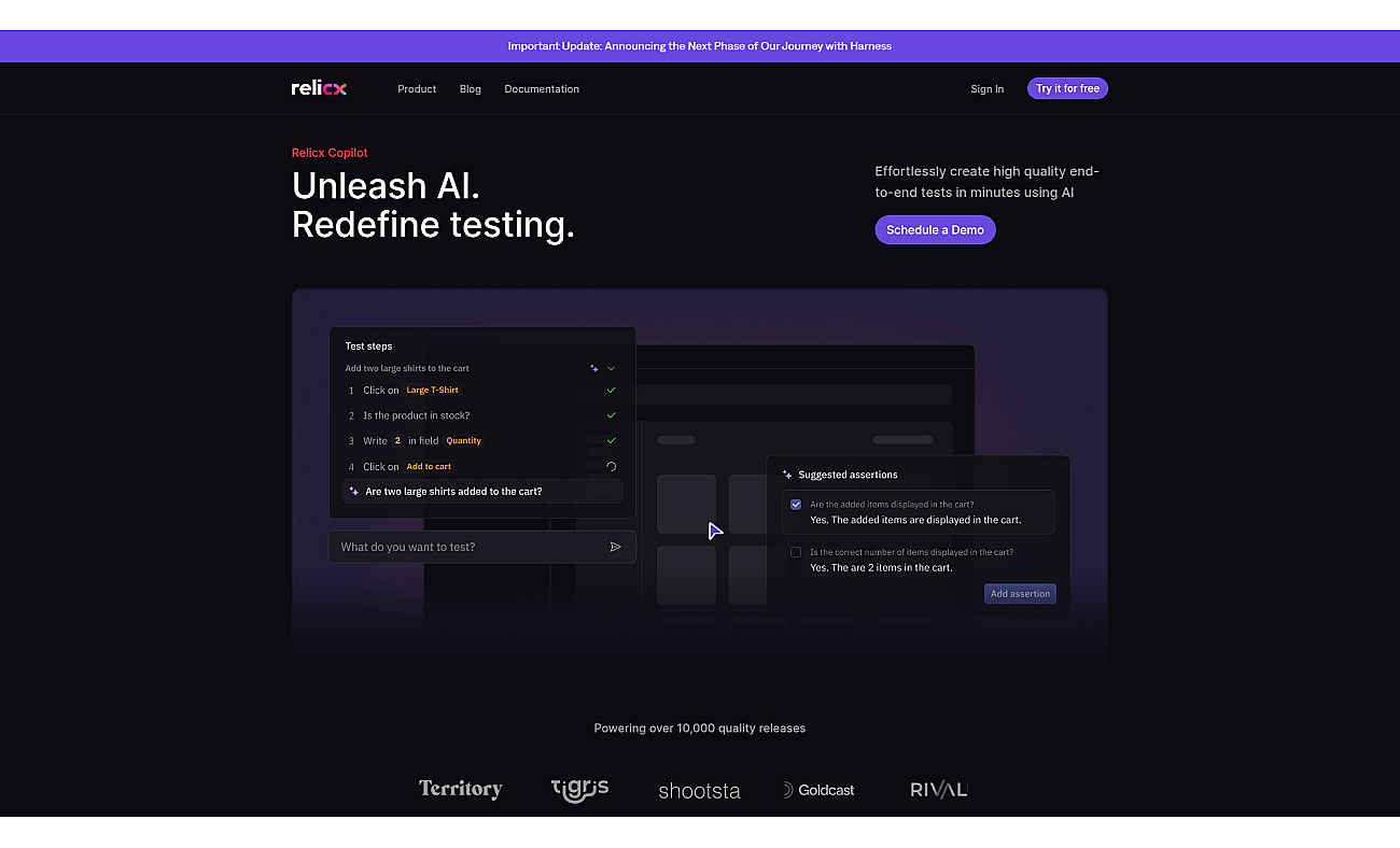 Relicx screenshot