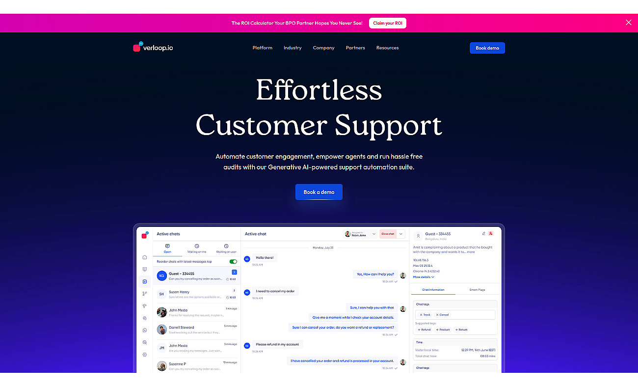 Verloop screenshot