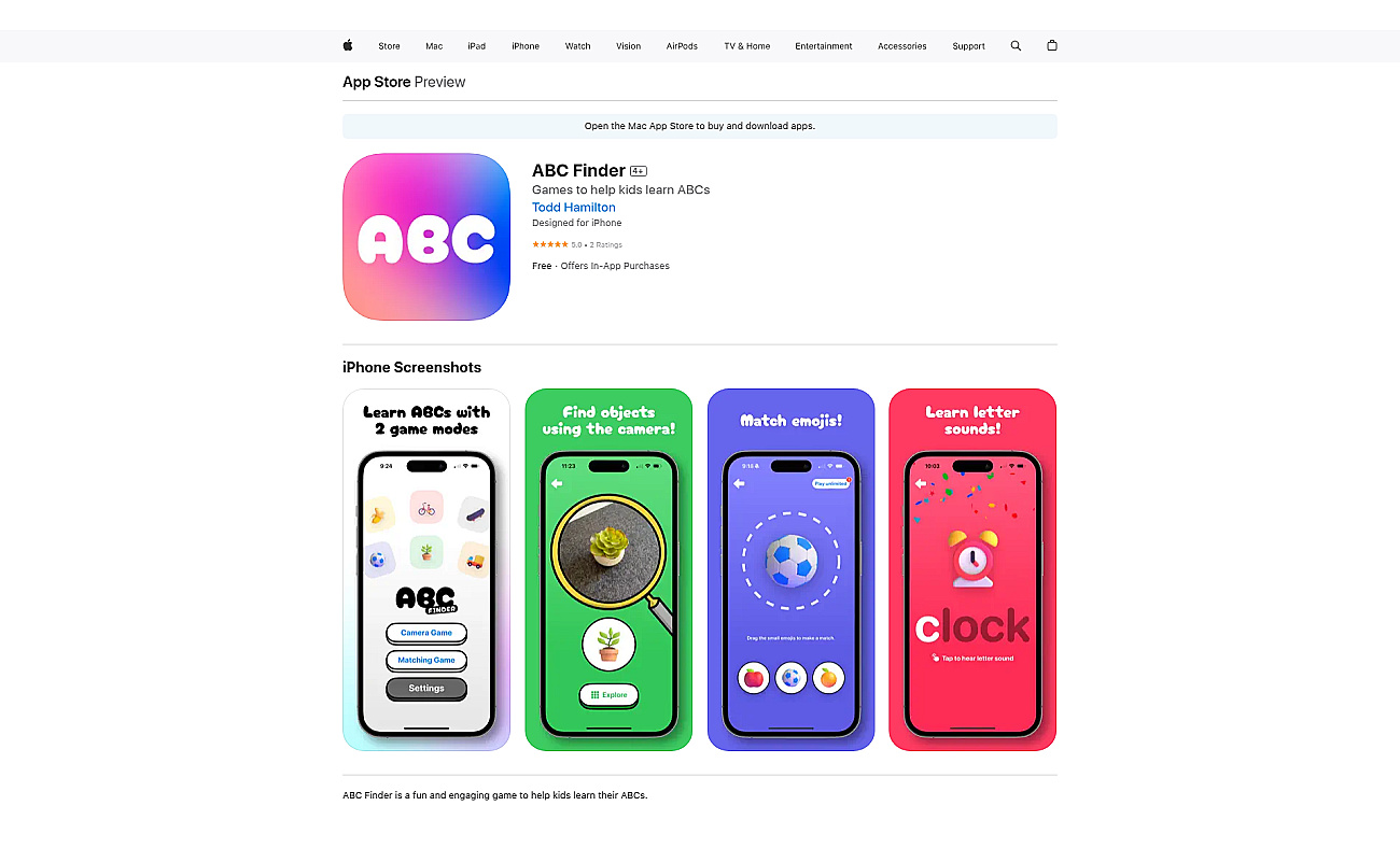 ABC Finder screenshot