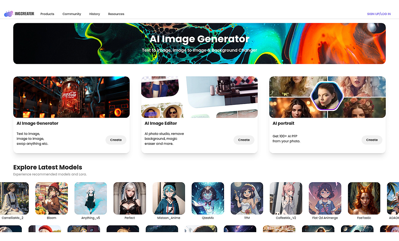 ImgCreator AI Studio screenshot
