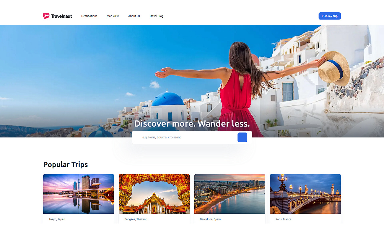 Travelnaut screenshot