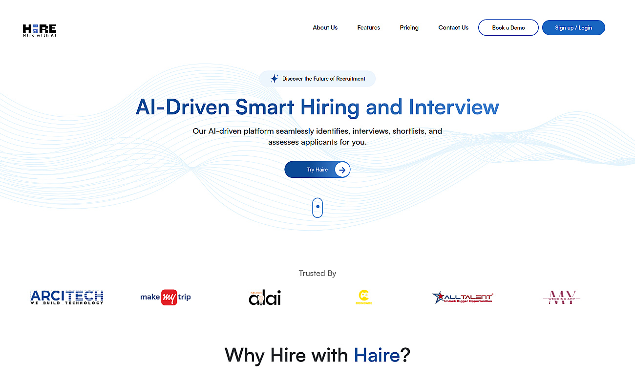 Haire.ai screenshot