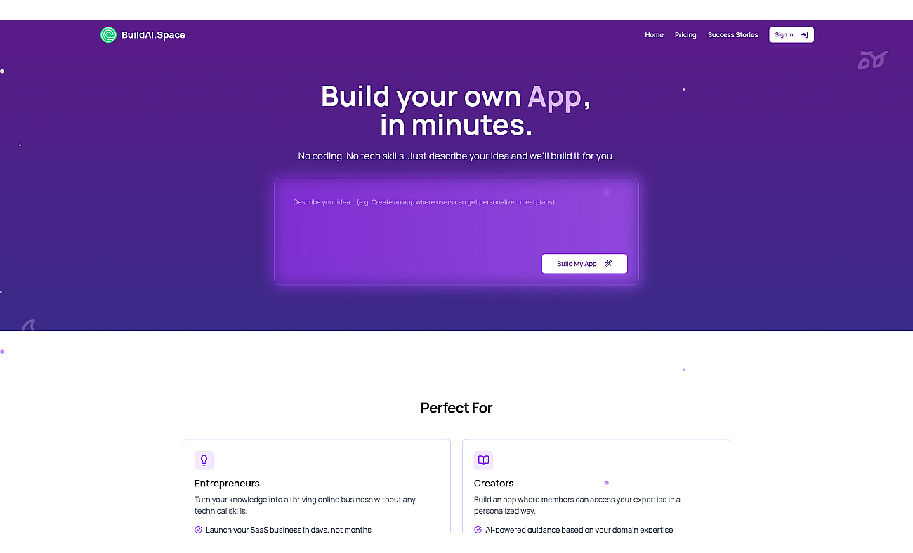 Buildai screenshot