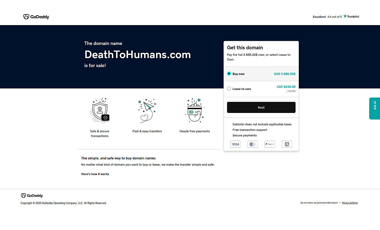 Death to Humans screenshot