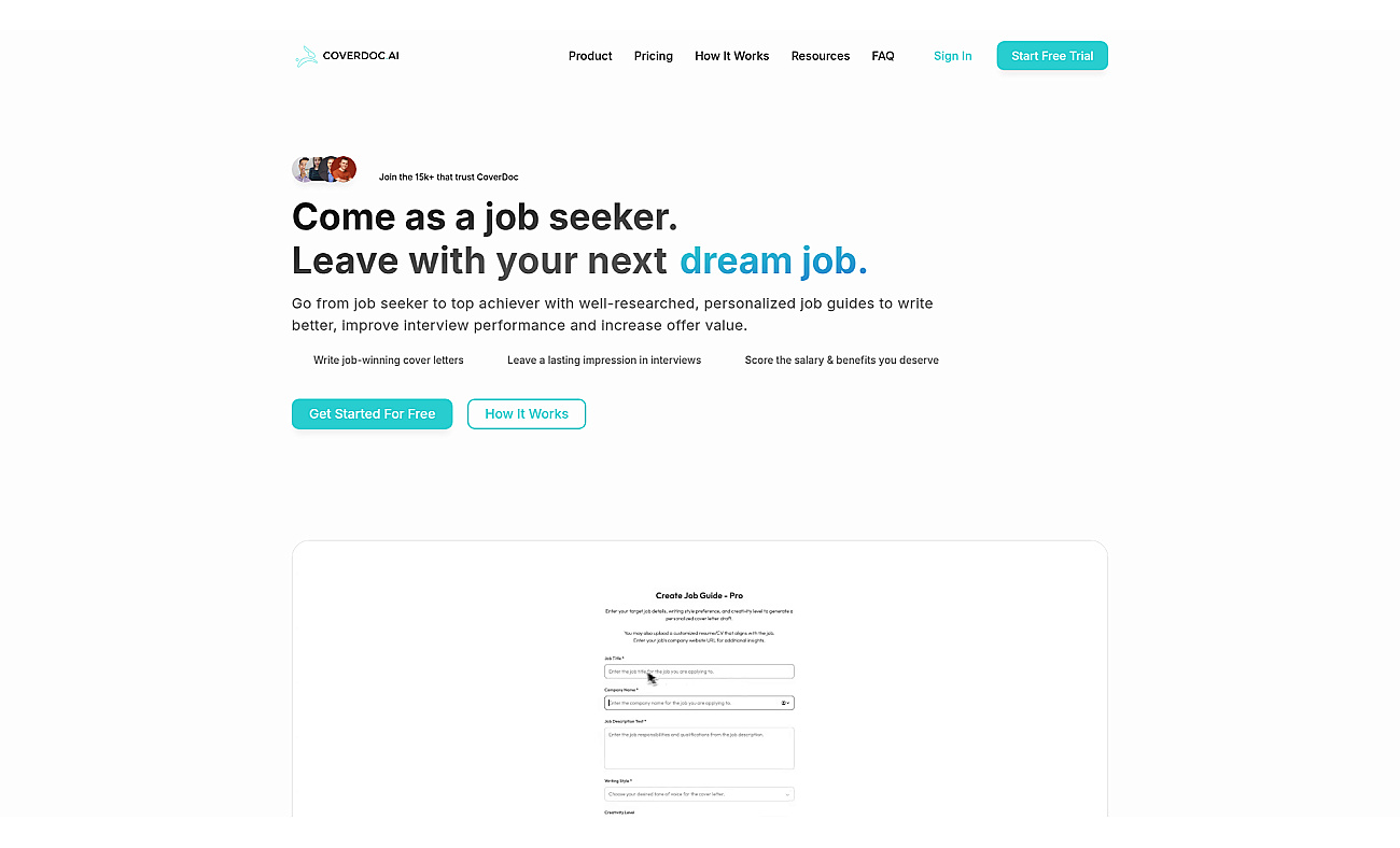 CoverDoc screenshot