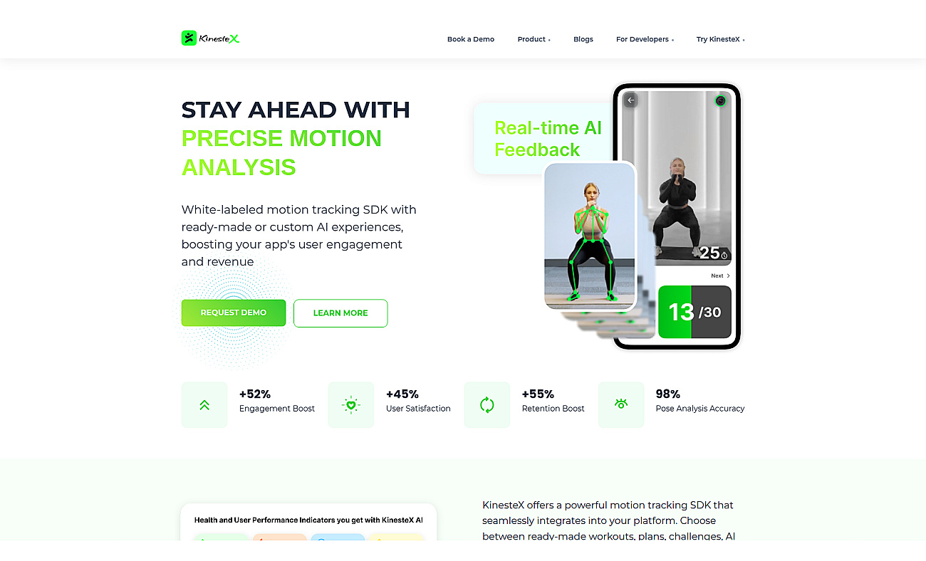 KinesteX screenshot