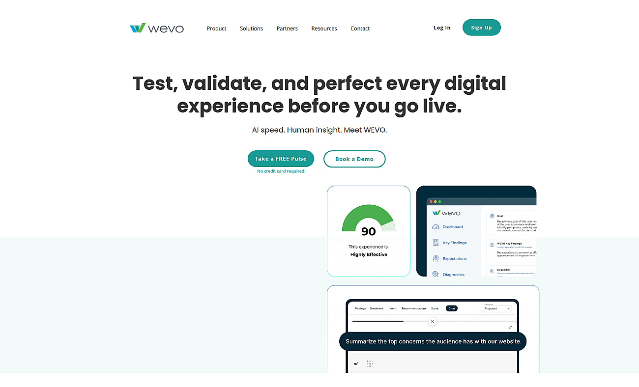WEVO screenshot