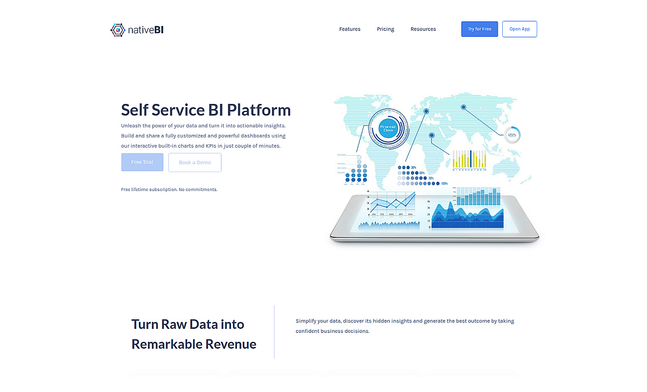 NativeBI screenshot