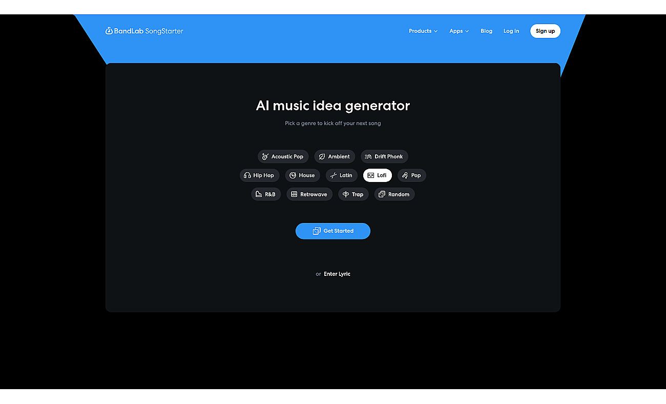 SongStarter screenshot