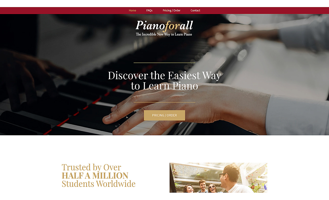 Pianoforall screenshot