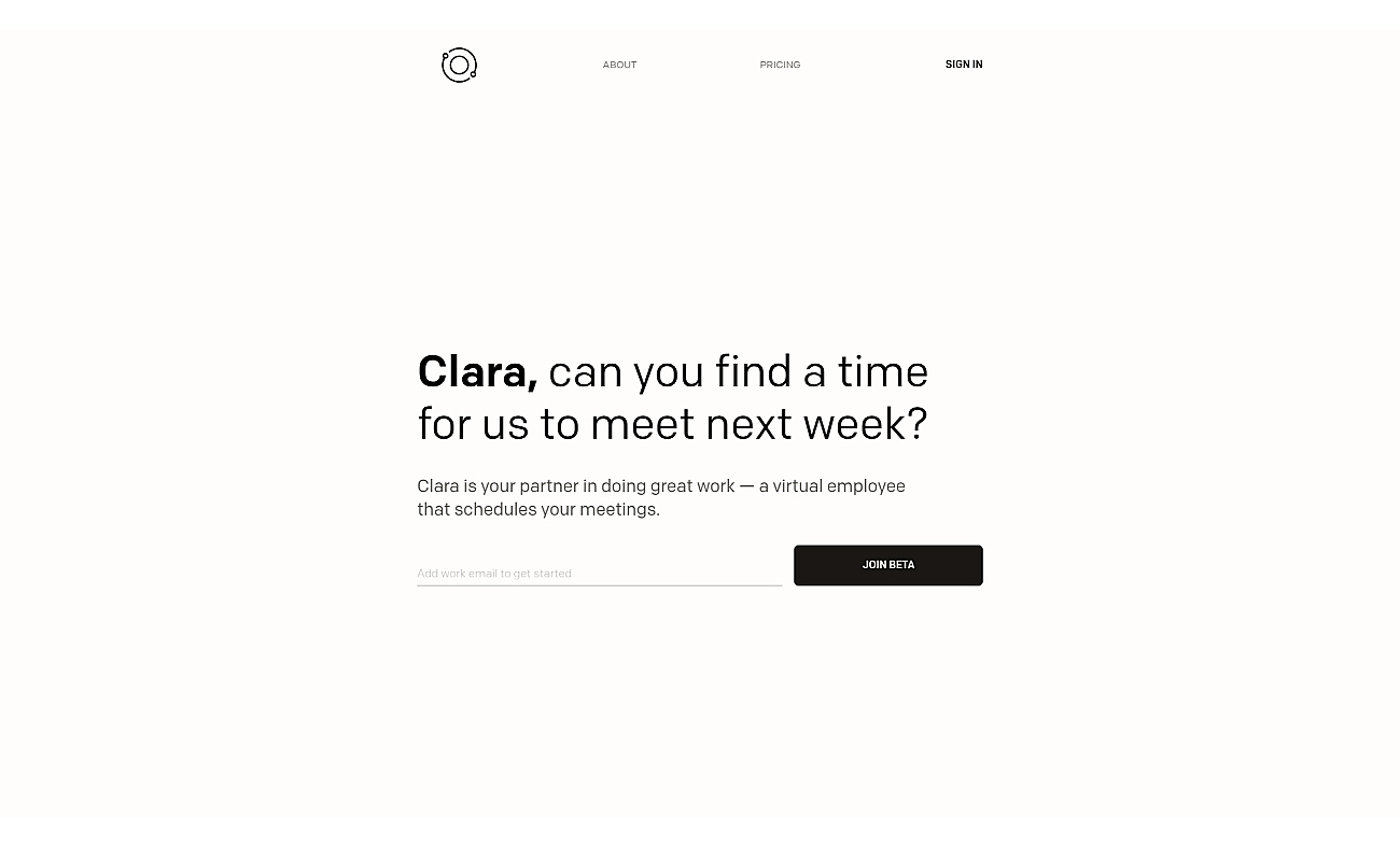 Clara screenshot