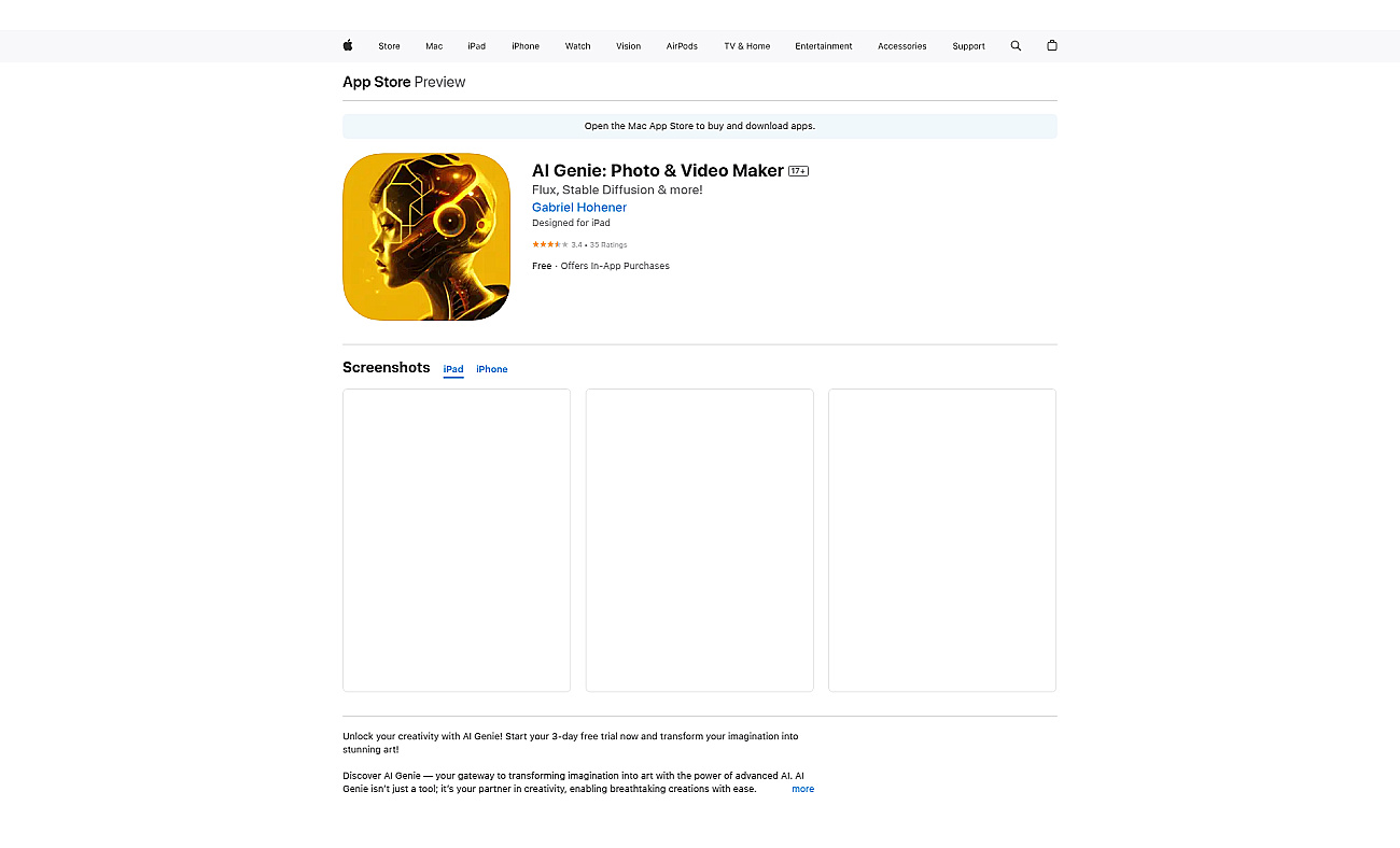 AI Genie screenshot