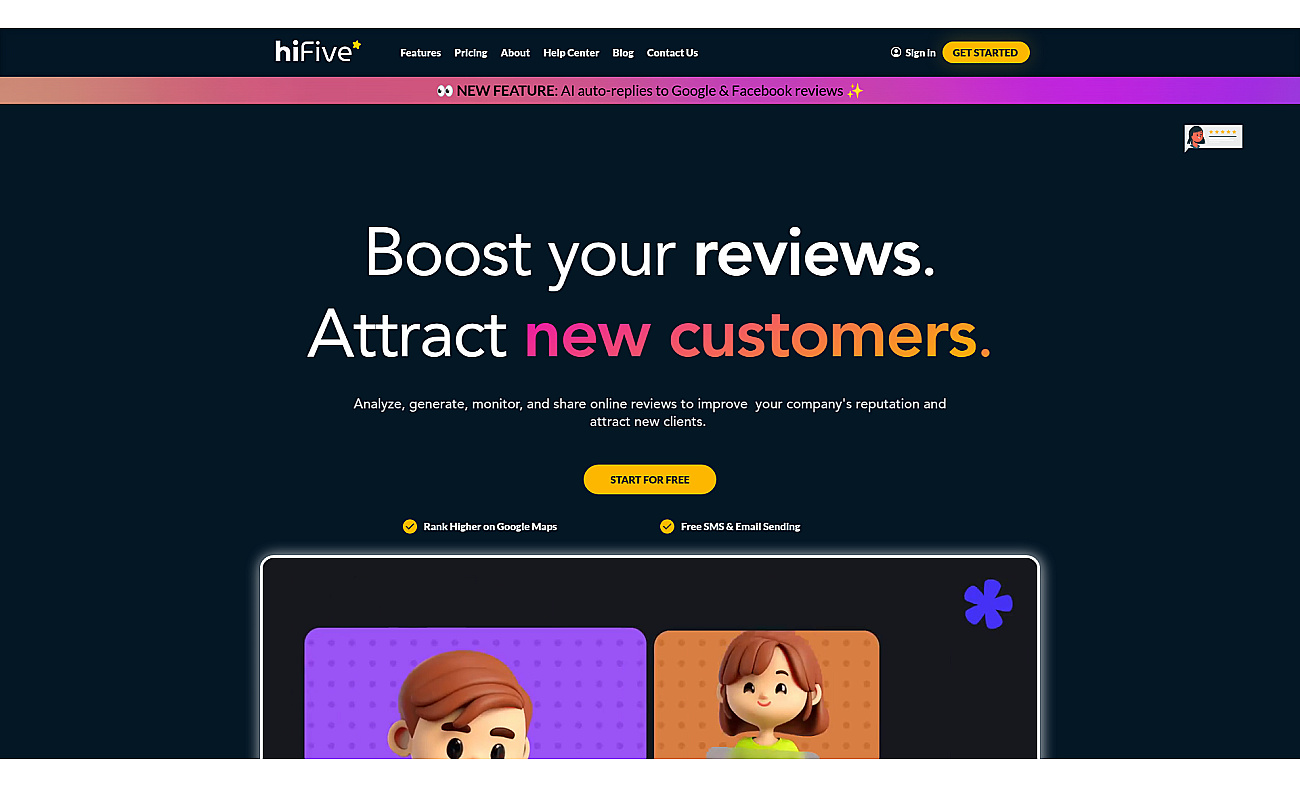 HiFive screenshot