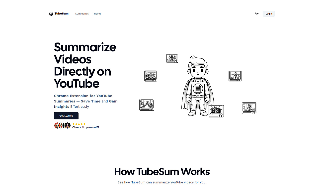 TubeSum screenshot