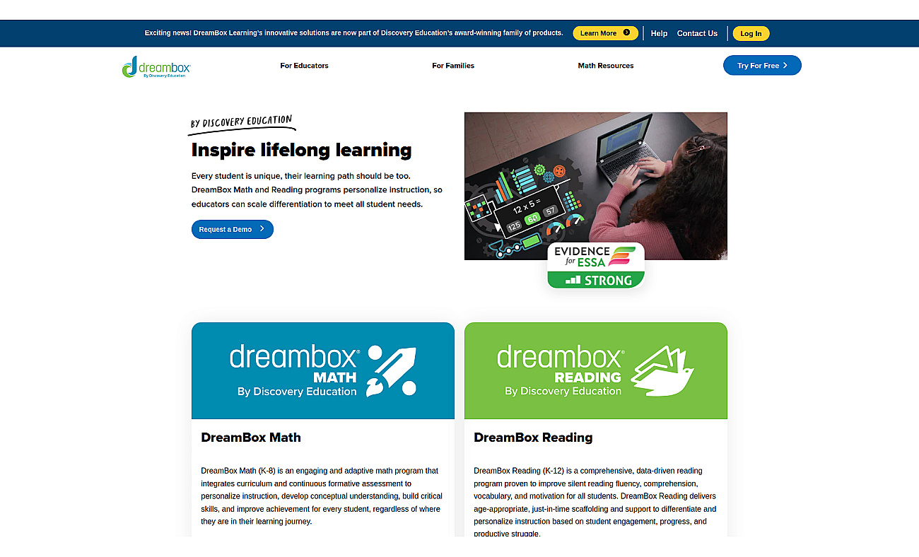 DreamBox Learning screenshot