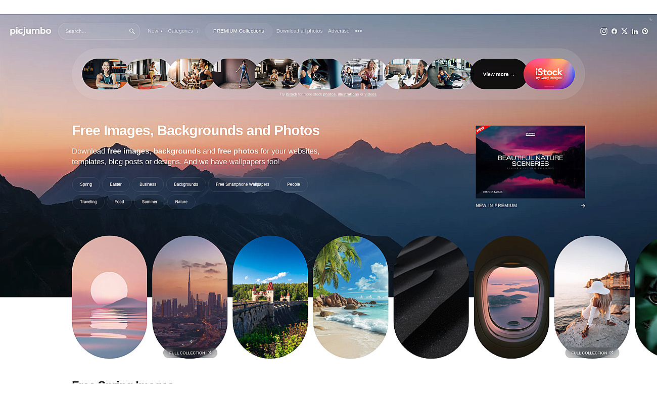 Picjumbo screenshot