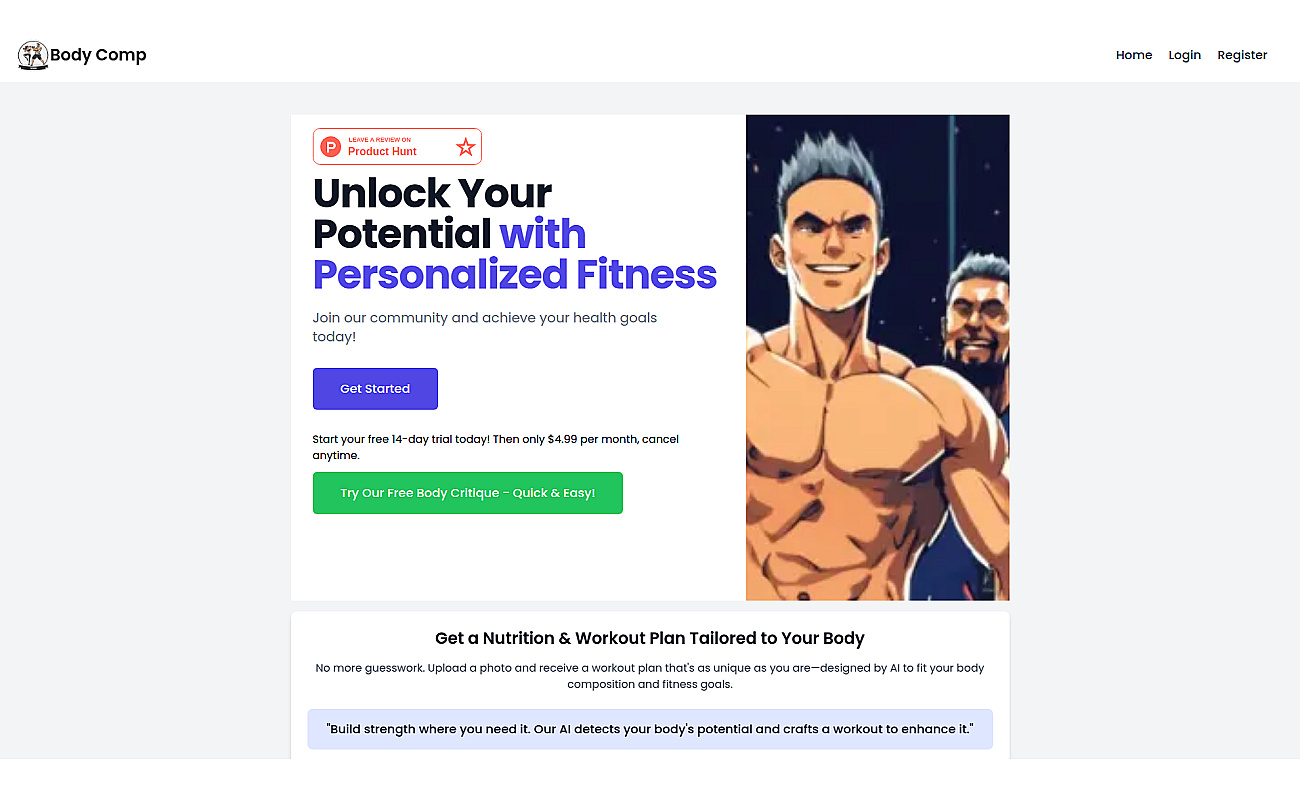 BodyCompAI screenshot