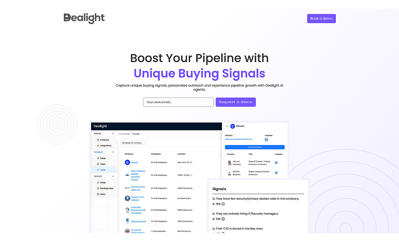 Dealight screenshot