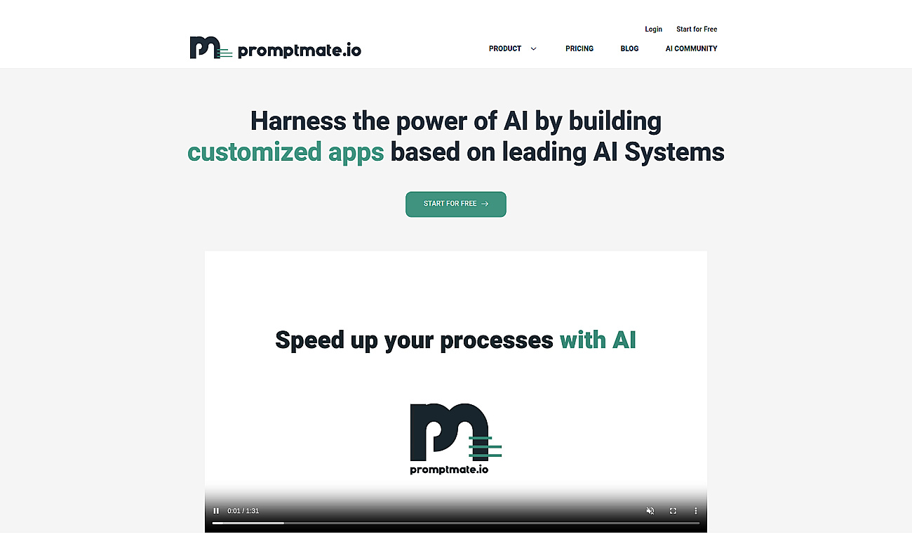 Promptmate screenshot
