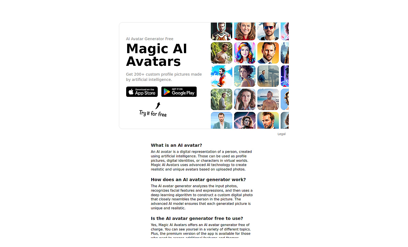 Magic AI Avatars screenshot