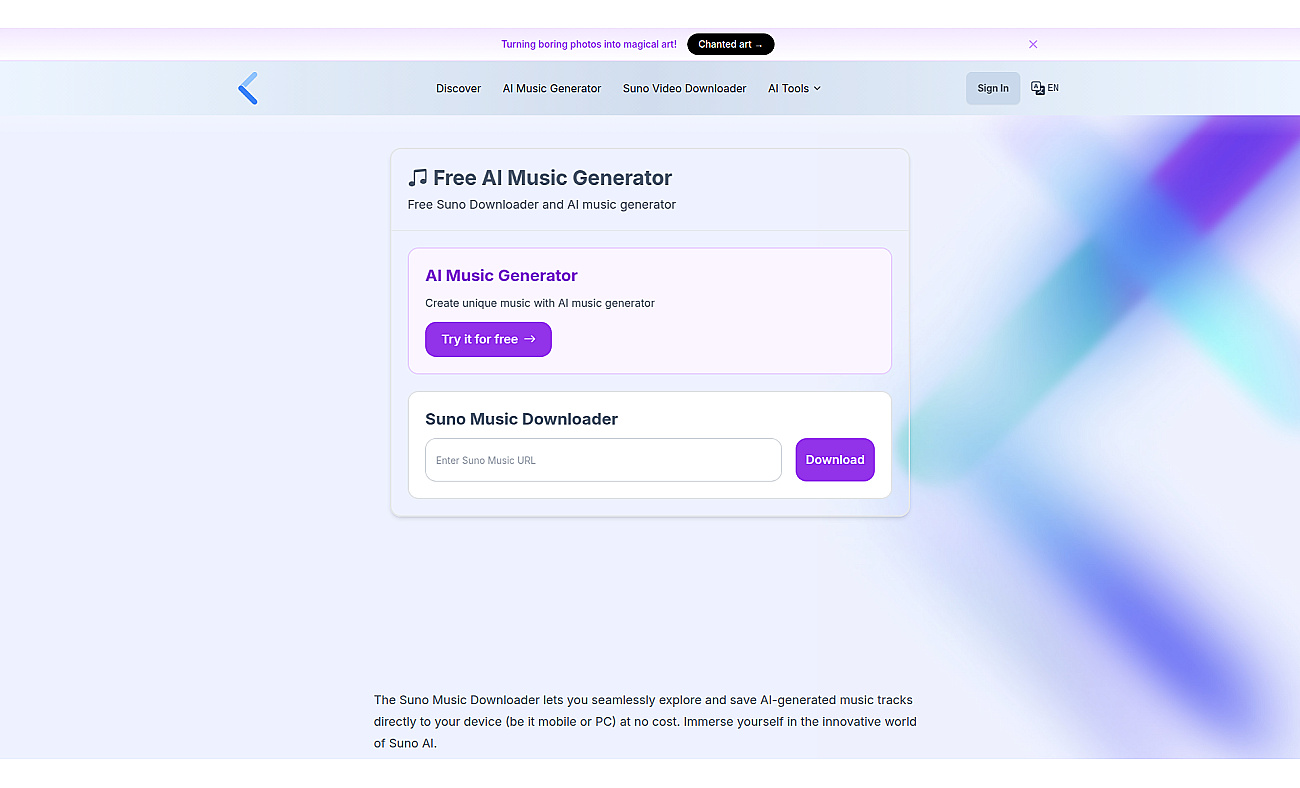 Suno Music Downloader screenshot