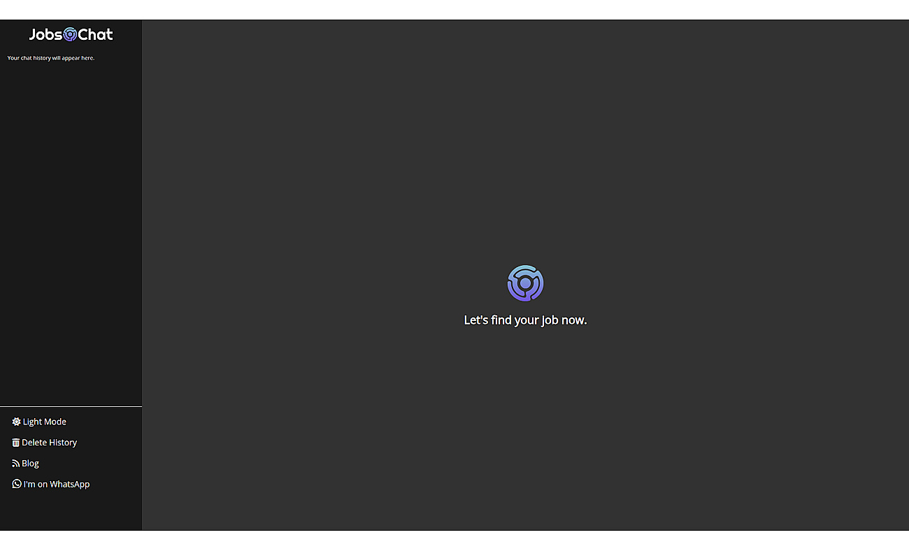 Jobs Chat screenshot