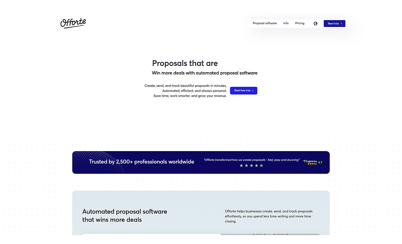 Offorte screenshot