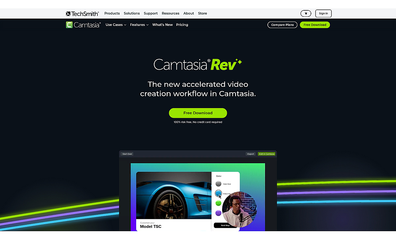 Camtasia Rev screenshot