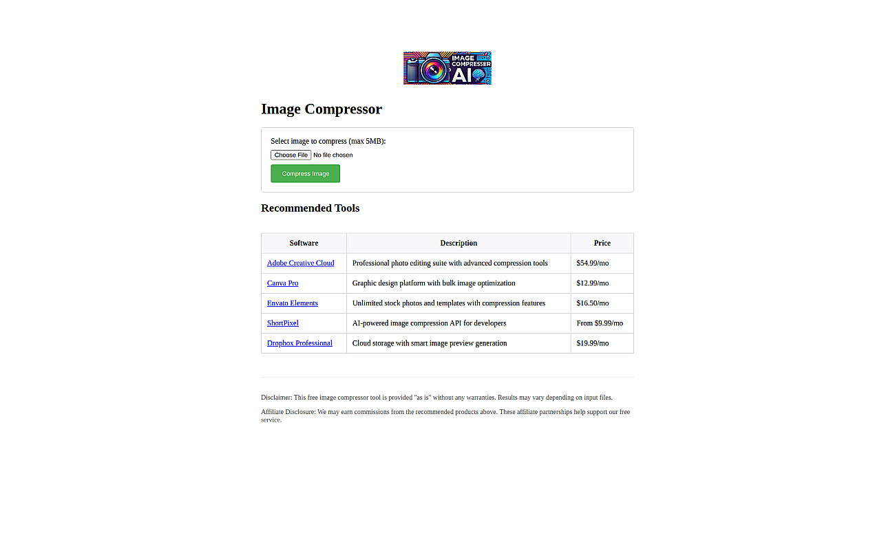 Image Compressor AI screenshot
