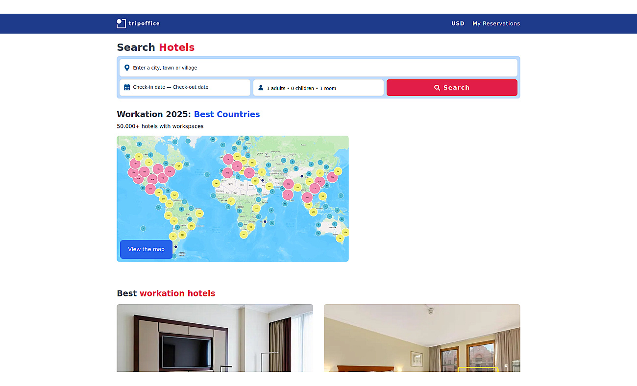 Tripoffice screenshot