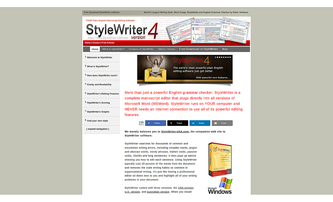StyleWriter 4 screenshot