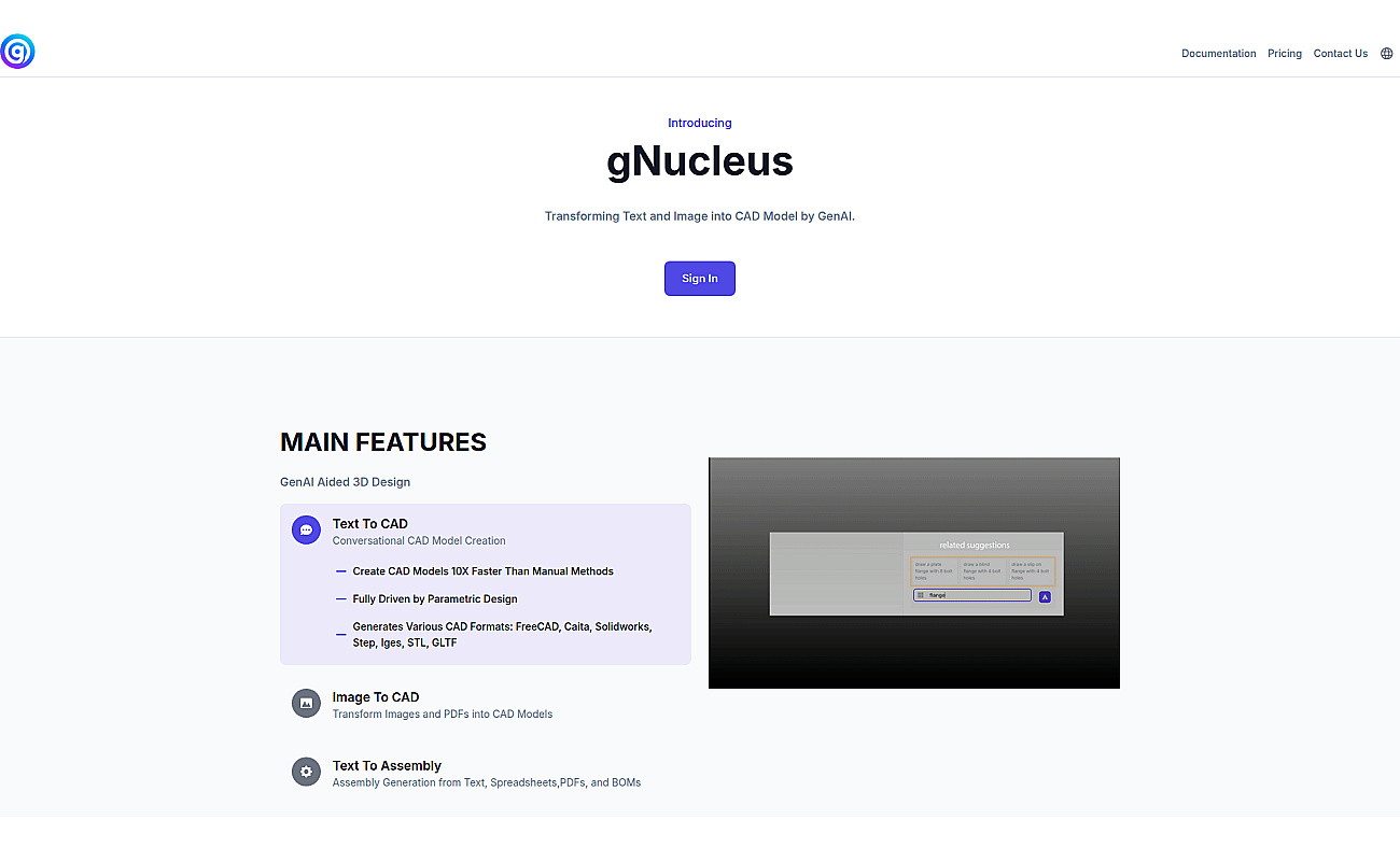 gNucleus AI screenshot