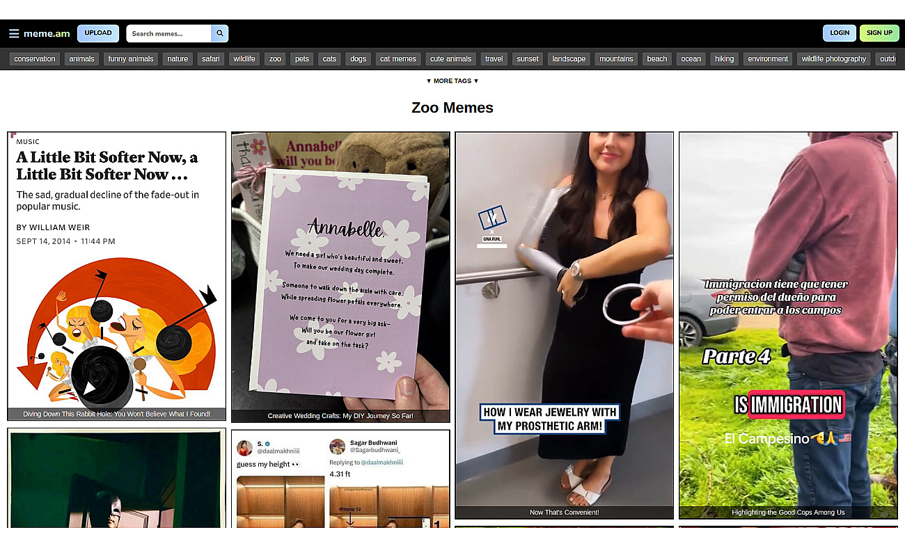 MemeZoo screenshot